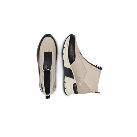 Rieker Botki N6352-60 Beżowy Rieker 40 MODIVO