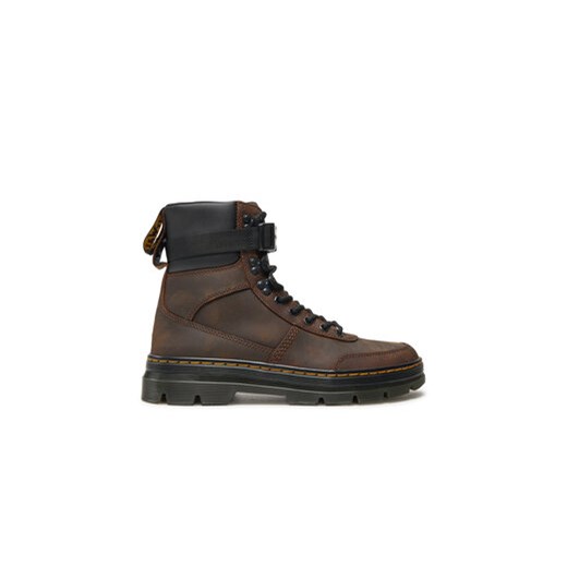 Dr. Martens Glany Combs Tech Leather 27804201 Brązowy ze sklepu MODIVO w kategorii Buty zimowe męskie - zdjęcie 176753314