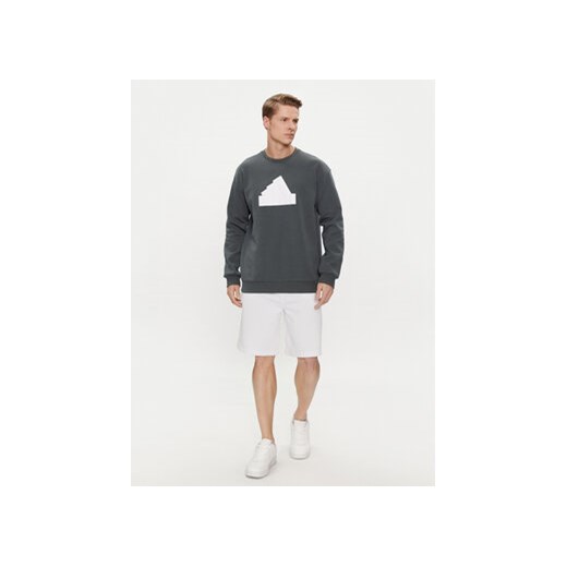 adidas Bluza Future Icons Badge of Sport IR9163 Zielony Regular Fit L MODIVO