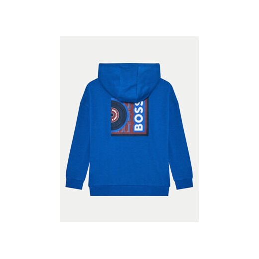 Boss Bluza J50714 D Niebieski Loose Fit 16Y MODIVO