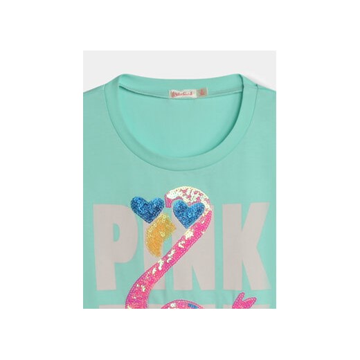 Billieblush Sukienka letnia U20186 Zielony Regular Fit Billieblush 6Y MODIVO