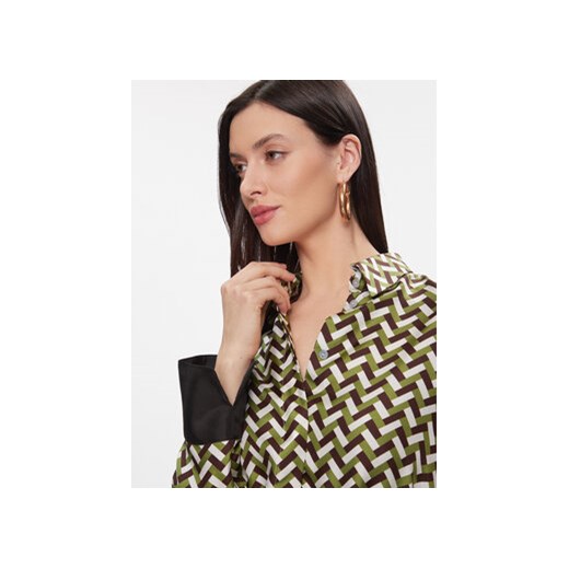 Max Mara Leisure Koszula Procida 2416111017 Zielony Regular Fit 40 MODIVO