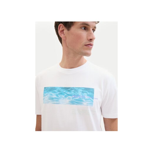 Tom Tailor Denim T-Shirt 1042045 Biały Regular Fit Tom Tailor Denim XL MODIVO