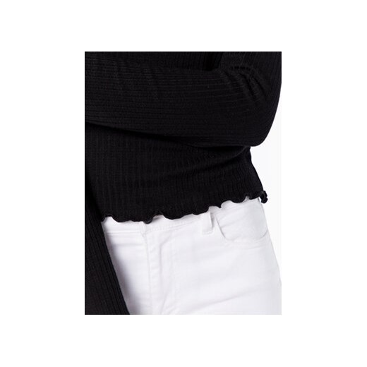Gina Tricot Bluzka Alba 18689 Czarny Regular Fit Gina Tricot M MODIVO