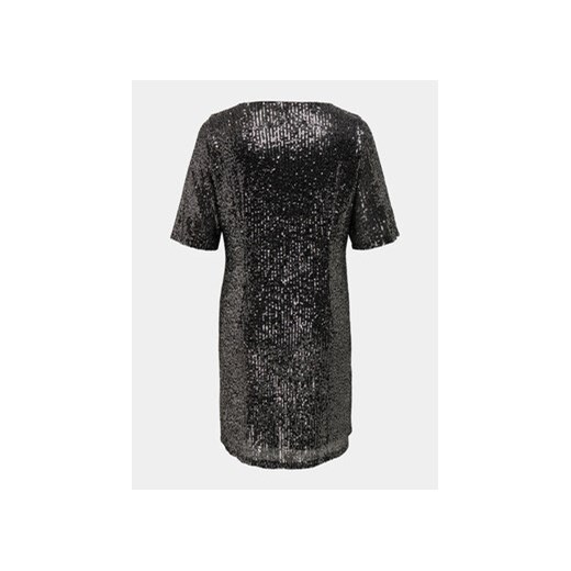 ONLY Carmakoma Sukienka koktajlowa Sparkly 15308045 Czarny Regular Fit 44 MODIVO