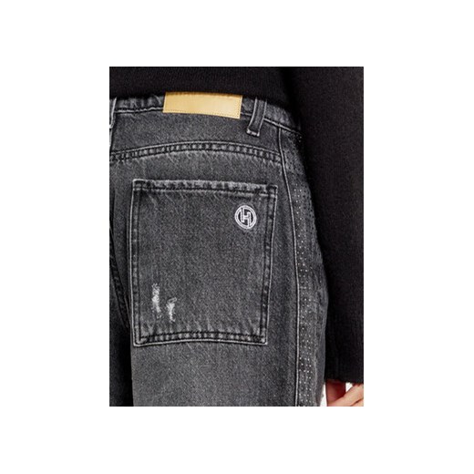 Haveone Jeansy PLS-M025 Szary Wide Leg Haveone M MODIVO