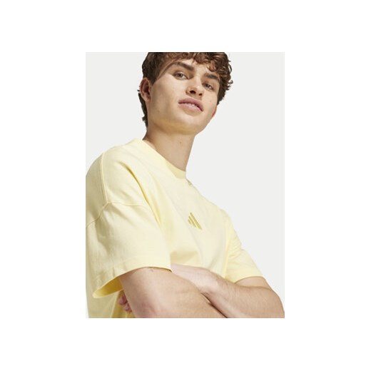 adidas T-Shirt ALL SZN IY4141 Żółty Loose Fit L MODIVO