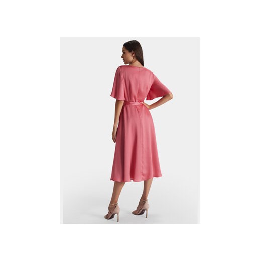 Swing Sukienka koktajlowa 5AG14500 Różowy Regular Fit Swing 46 MODIVO