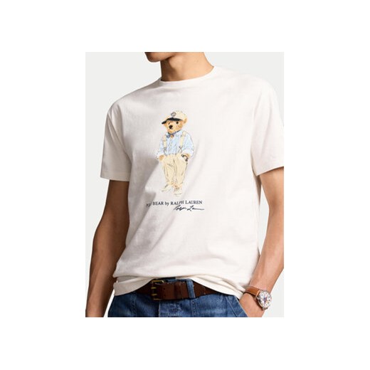 Polo Ralph Lauren T-Shirt 710854497037 Biały Regular Fit Polo Ralph Lauren XXL MODIVO