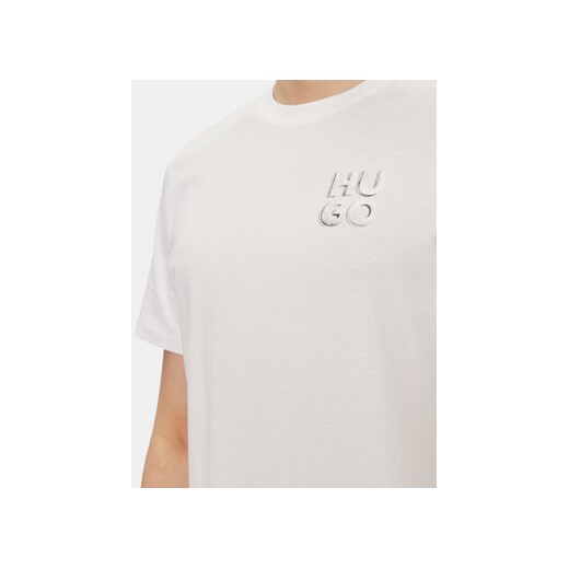 Hugo T-Shirt Detzington241 50508944 Biały Regular Fit S MODIVO