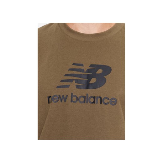 New Balance T-Shirt Essentials Stacked Logo Cotton Jersey Short Sleeve T-shirt New Balance M MODIVO