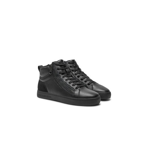 Calvin Klein Jeans Sneakersy Classic Cupsole Zip Mid In YM0YM01156 Czarny 43 MODIVO