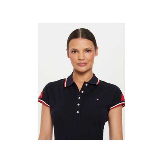 Tommy Hilfiger Sukienka codzienna WW0WW41269 Granatowy Regular Fit Tommy Hilfiger XS MODIVO