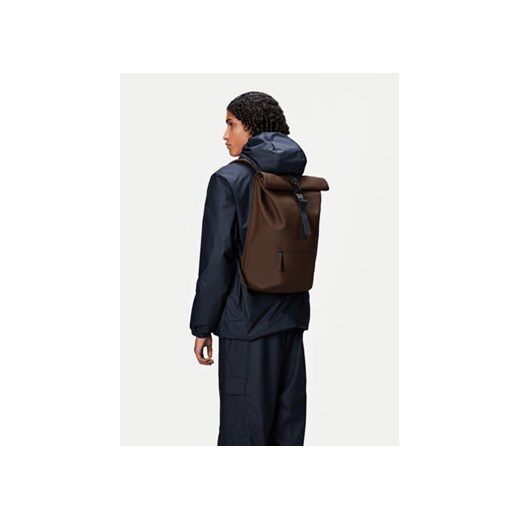 Rains Plecak Rolltop Rucksack W3 13320 Brązowy Rains one size MODIVO