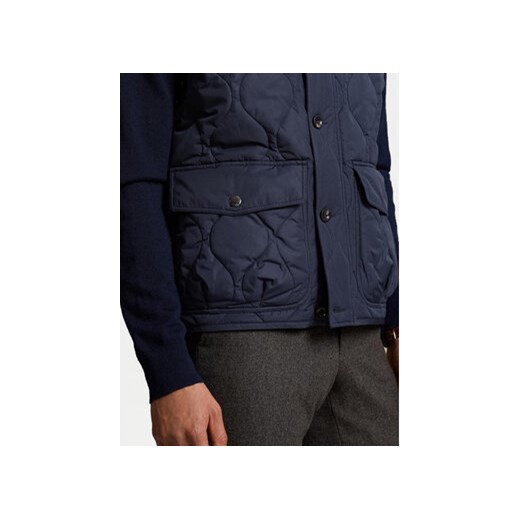 Polo Ralph Lauren Kamizelka 710950836001 Granatowy Regular Fit ze sklepu MODIVO w kategorii Kamizelki męskie - zdjęcie 176765331
