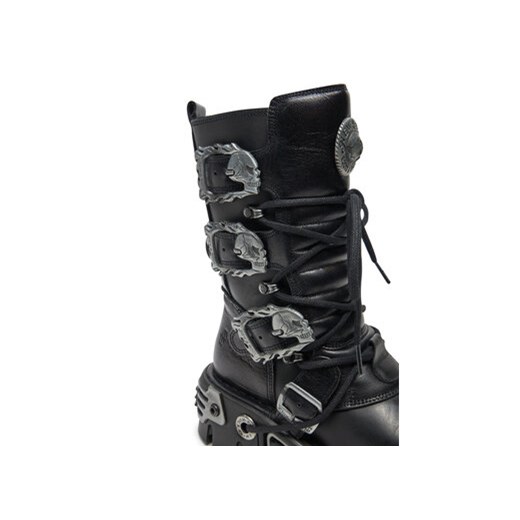 NEW ROCK Glany M-391-S1 Czarny New Rock 45 MODIVO