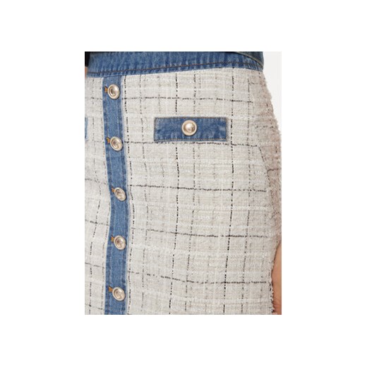 Guess Spódnica ołówkowa Natalie W4GD0L WFWW2 Biały Slim Fit Guess XL MODIVO