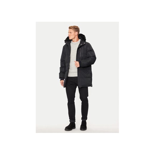 Brave Soul Parka MJK-COLNEBLACK Czarny Regular Fit L MODIVO