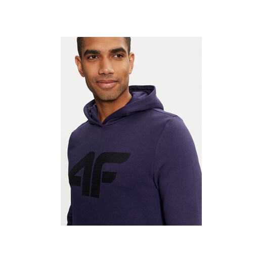 4F Bluza 4FWMM00TSWSM1464 Granatowy Regular Fit S MODIVO
