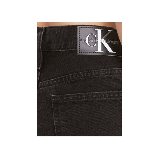Calvin Klein Jeans Jeansy Authentic J20J221759 Czarny Straight Fit 25_32 MODIVO