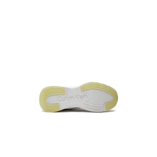 Calvin Klein Sneakersy Runner Lace Up Mesh Mix HW0HW01904 Brązowy Calvin Klein 40 MODIVO