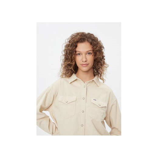 Wrangler Kurtka przejściowa Boxy 112342669 Biały Regular Fit Wrangler M MODIVO