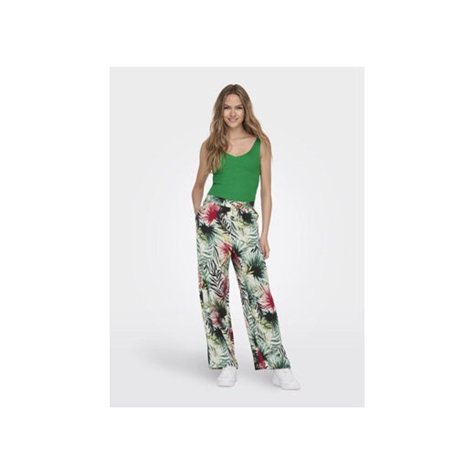 JDY Top Nanna 15180497 Zielony Slim Fit Jdy XS MODIVO