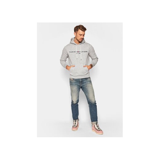 Tommy Hilfiger Bluza Core Logo MW0MW10752 Szary Regular Fit Tommy Hilfiger XL MODIVO