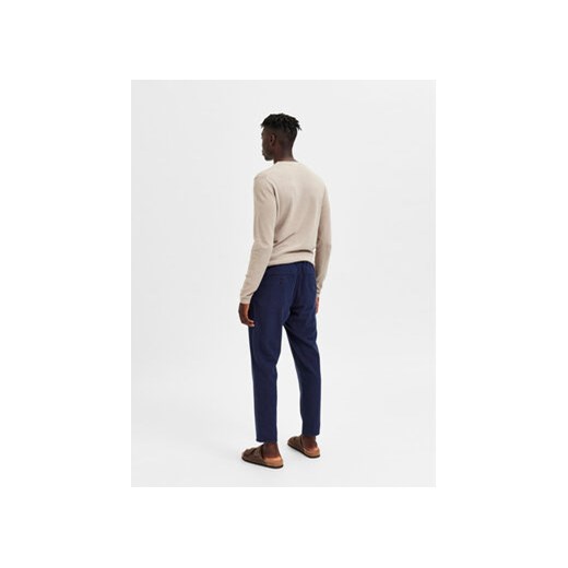 Selected Homme Chinosy 16087636 Granatowy Slim Tapered Fit Selected Homme S MODIVO