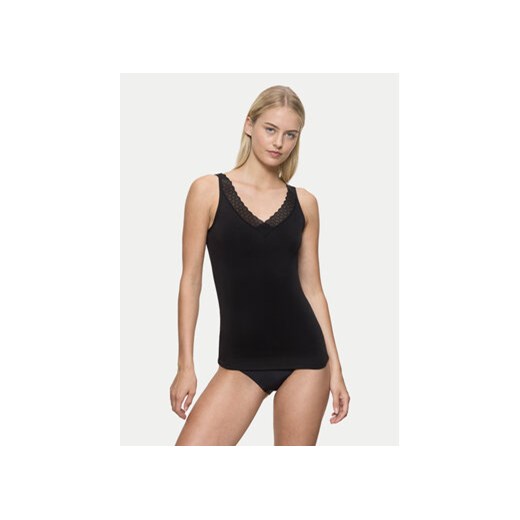 Triumph Top Feel Of Modal 10221637 Czarny Slim Fit Triumph XL MODIVO