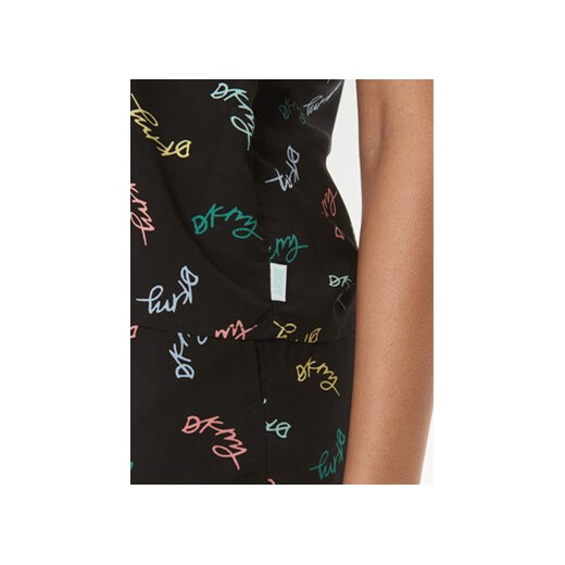 DKNY Piżama YI50005 Czarny Regular Fit XL MODIVO