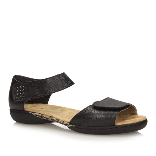 Sandały Rieker V1669-00 obuwie-lizuraj-pl czarny klasyczny