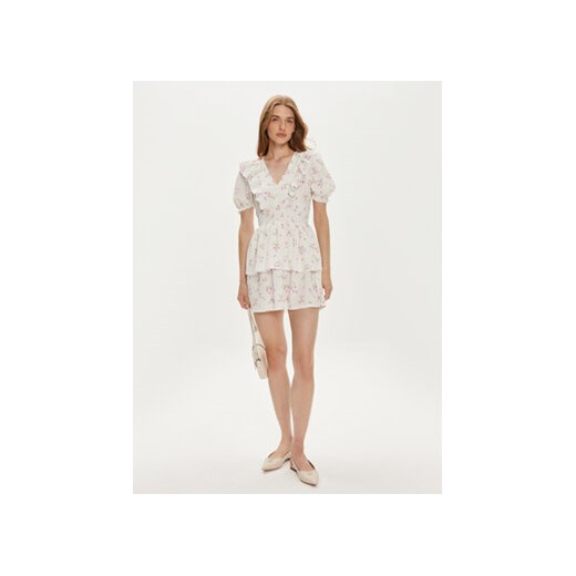 Gina Tricot Sukienka letnia 22230 Écru Regular Fit Gina Tricot XL MODIVO
