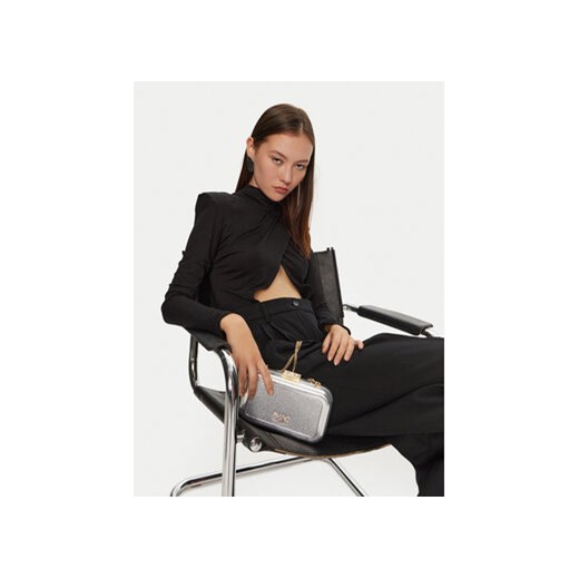 Pinko Torebka Greta Box AI 24-25 PLTT 103515 A1WD Srebrny Pinko one size MODIVO