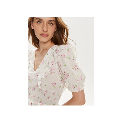 Gina Tricot Sukienka letnia 22230 Écru Regular Fit Gina Tricot S MODIVO
