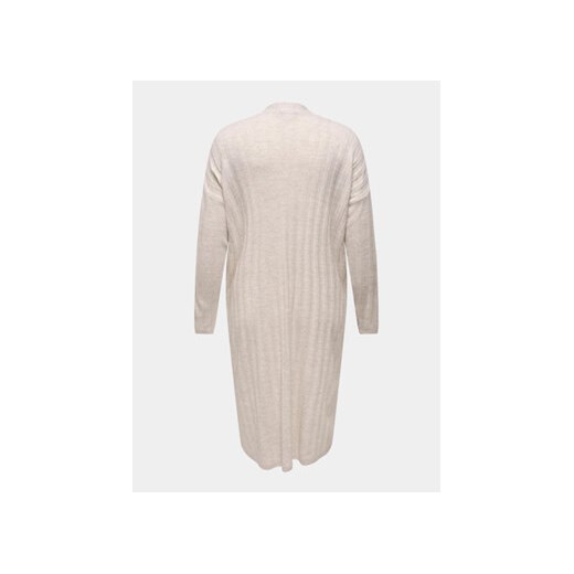 ONLY Carmakoma Kardigan 15282289 Beżowy Regular Fit 42_44 MODIVO