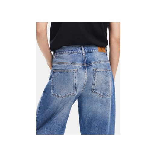 Desigual Jeansy Ariel 24WWDD38 Niebieski Balloon Fit Desigual 38 MODIVO