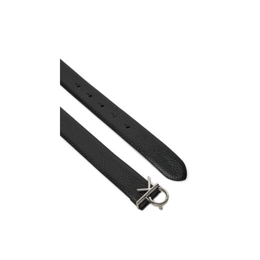 Calvin Klein Pasek Damski Ck Logo Buckle Belt 3.0_Pbl K60K613073 Czarny Calvin Klein 90 MODIVO