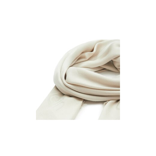 Calvin Klein Chusta Large Monogram Jacquard Scarf K60K611740 Szary Calvin Klein uniwersalny MODIVO