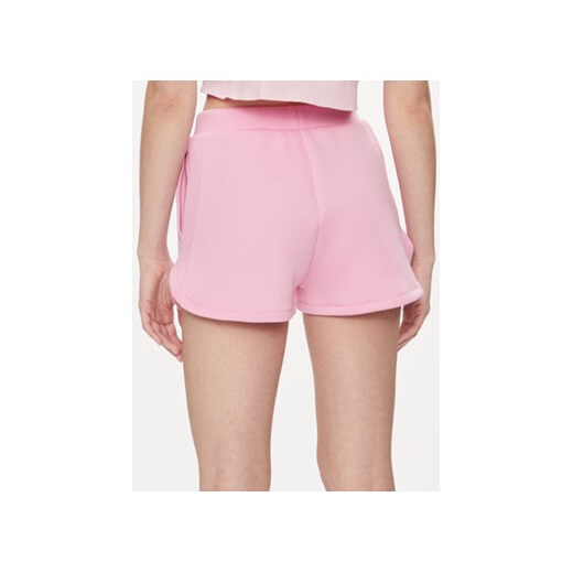Guess Szorty materiałowe Kiara V4GD16 FL04P Różowy Regular Fit Guess L MODIVO