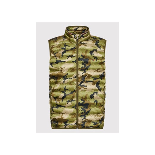 Tommy Hilfiger Kamizelka MW0MW18762 Zielony Regular Fit Tommy Hilfiger M MODIVO