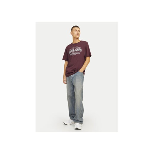 Jack&Jones T-Shirt Jeans 12256779 Czerwony Standard Fit L MODIVO