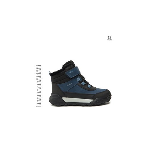 Geox Śniegowce J Trekkyup Boy B Abx J46MBE 0MEFU C4J9B M Niebieski Geox 27 MODIVO