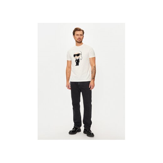 KARL LAGERFELD T-Shirt 755075 544250 Biały Regular Fit Karl Lagerfeld XL MODIVO