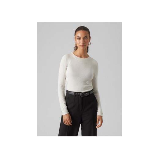 Vero Moda Sweter 10291147 Beżowy Regular Fit Vero Moda L MODIVO