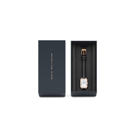 Daniel Wellington Zegarek Quadro Roman Numerals Sheffield DW00100689 Czarny Daniel Wellington uniwersalny MODIVO