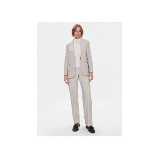 Marella Spodnie materiałowe Balbo2 2337860336200 Beżowy Regular Fit Marella XL MODIVO