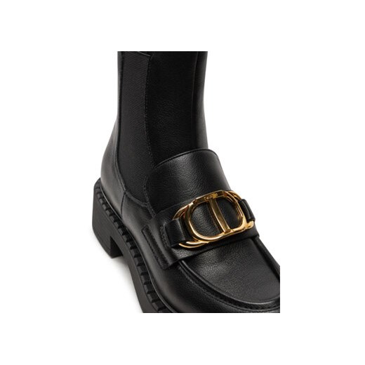 TWINSET Sztyblety 242TCP032 Czarny Twinset 35 MODIVO