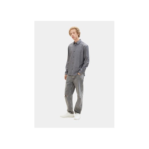 Tom Tailor Denim Koszula 1037473 Szary Regular Fit Tom Tailor Denim M MODIVO
