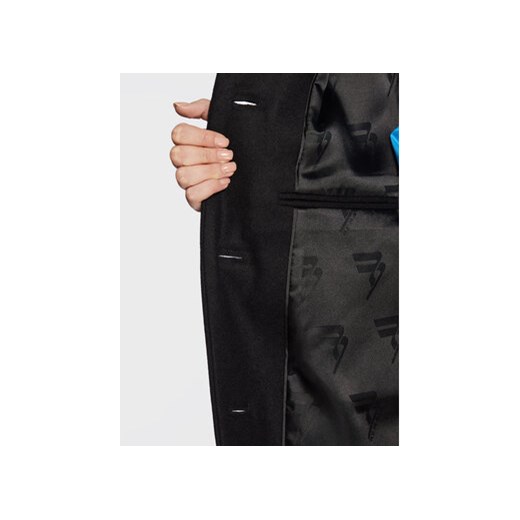 Remain Płaszcz wełniany Boyle Coat RM1487 Czarny Boxy Fit Remain 38 MODIVO